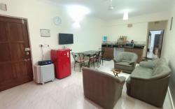 1BHK-5 /AC/ Backup/Pool 5min to Candolim Beach