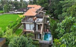 Rooftop Pool Villa in Jungles & Rice Fields, Ubud