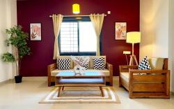 Cozy 2 BHK Near Airport by CozyCave | PLG302