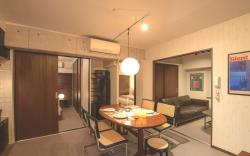 Walk to Namba｜3min to station｜63㎡ 2BR Apt sleeps 6