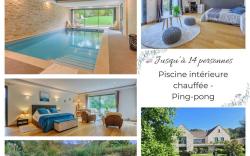 Villa Piscine intérieure chauffée - 14 pers 