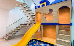 Castle Slide Playground Loft | Private Cinema Room