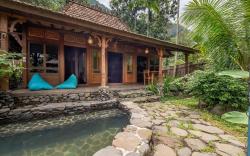 Nature House Near Waterfall–Peaceful Jungle Escape