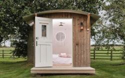 Pink Glamping Pod