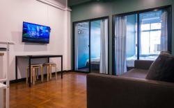 (T3) TWO Bedrooms WIFI Full kitchen 1 min to BTS