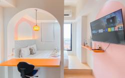 Minimalist Studio Room Apt at Evenciio By Travelio