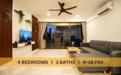 Downtown Condo KL  |  9~18 Pax  |  Bukit Bintang