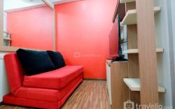 Homey 2BR at Menteng Square Apartment By Travelio