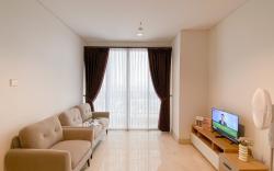 Homey 2BR Apt at Lucky Tower Residence By Travelio