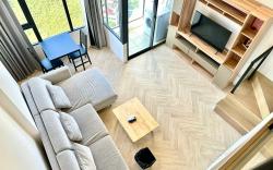 H曼谷市中心RAMA9带泳池带厨房LOFT一居室豪华公寓（多风格可选）