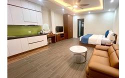 phòng đôi có bếp, ban công ở ks Royal Louis Hà Nội