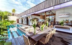 Luxury 3BR Pool Ricefield Villa Ubuntu near Canggu