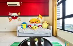 PokemonSuite. Meridin Medini @1BR 4PaxnearLegoland