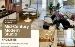 Mid-Century Modern Studio-Avida Towers Abreeza