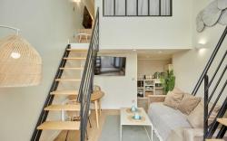 Chic Duplex with AC • Bastille & Marais