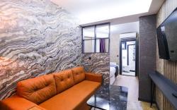 Elegant City Studio with Warm Ambience