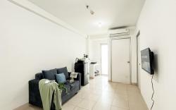 Basic 2BR Apartment at Green Bay Pluit By Travelio