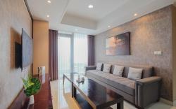 Elegant Earth Tone 3BR Ciputra World 1 By Travelio