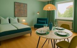 Design apartment with parking – 15 min. Airport
