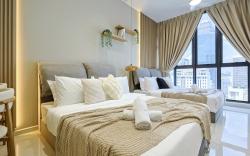 Beige Cozy Studio Apartment @ KLCC by Nexx Field