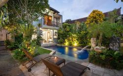 Angel House Ubud Eco Villa Jepun room pool view 