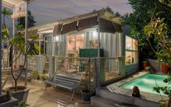 The August- Pinteresty Container Retreat with Pool