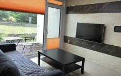 Terraced resort pension with garden view