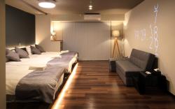 Disinfected room with projector 10 min from Umeda