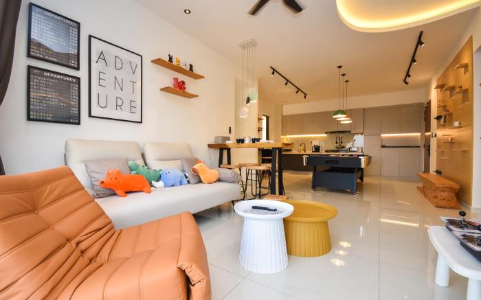 D'Maneki Full Seaview Suite【Pool Table & Bathtub】