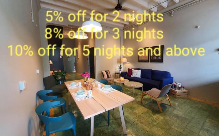 Room for 3 @ Burma Rd Georgetown (shared bathroom)