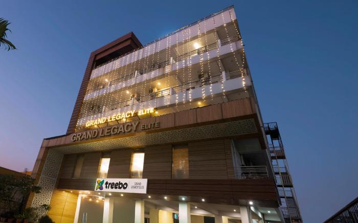 Treebo Grand Legacy Elite With Roof Top Cafe