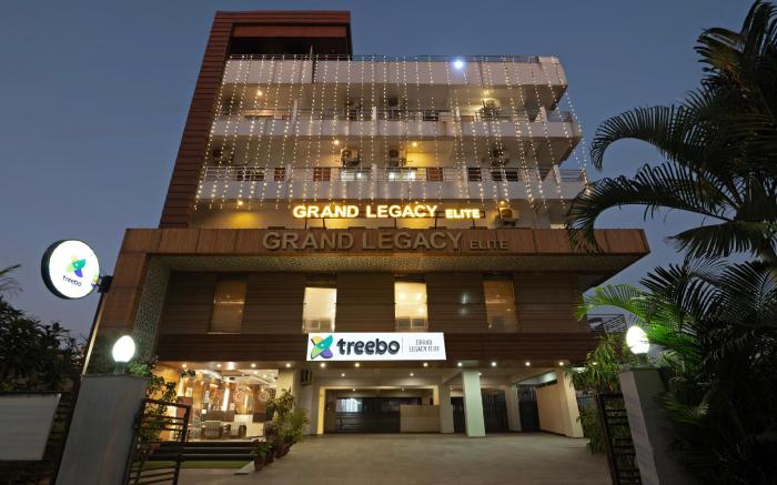 Treebo Grand Legacy Elite With Roof Top Cafe