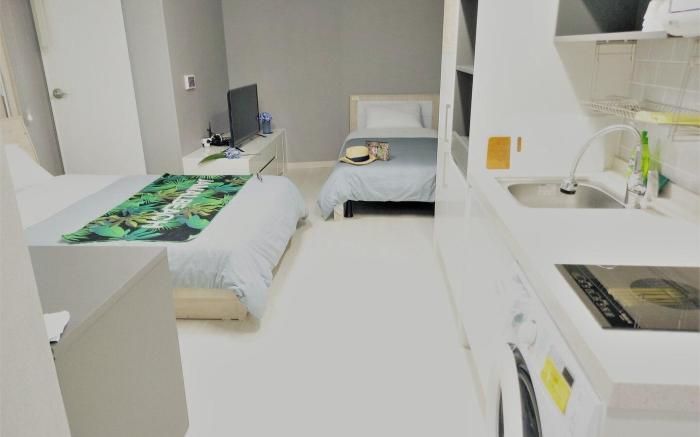 Arapalace404(2beds) 공항인근,  동문시장 도보10분, 취사-세탁가능