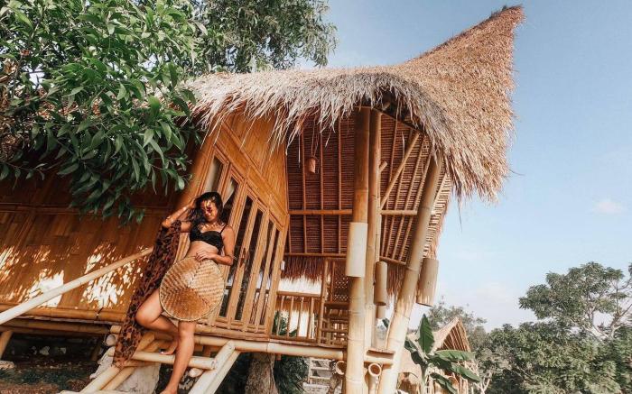 Bunga Jepun - Penida Bambu Green Villas