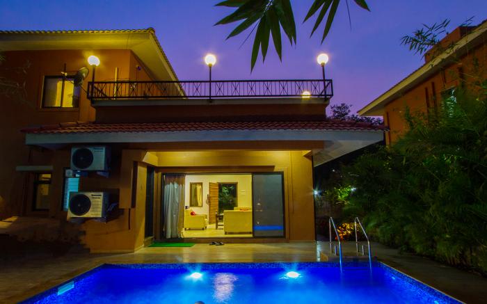 StayVista's B-24 Spring - Villa Amidst Greenery with Private Pool & Terrace
