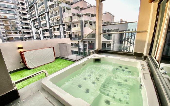 B2102 {Cozy}PrivateDipPool Sky Villa@Family Suites