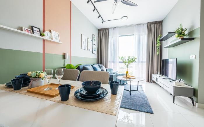 Sunway City View 3BR 2Bath Free 2 Carpark Netflix.