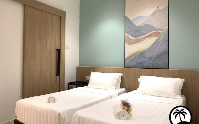 Paradise Suite 804 @Sutera Avenue, Twin Single Bed