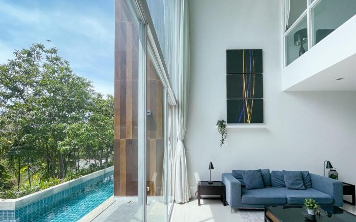 Duplex 2 Beds Pool access HuaHin 90Min from BKK