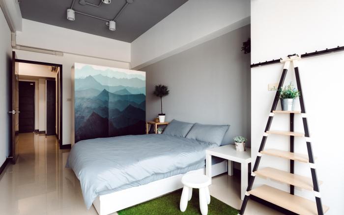 Two bedrooms with spacious living room