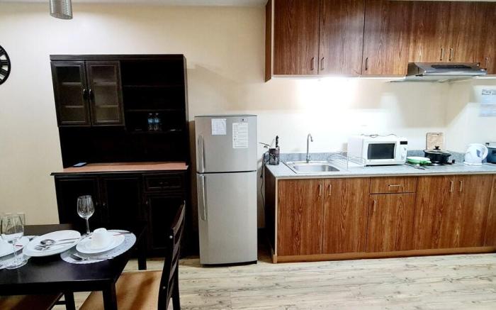 Studio-type condo unit with common pool