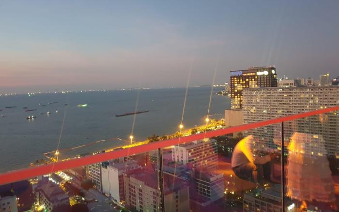 Pattaya the edge 🔥Hot Bathtub Sea View 1Bedroom 
