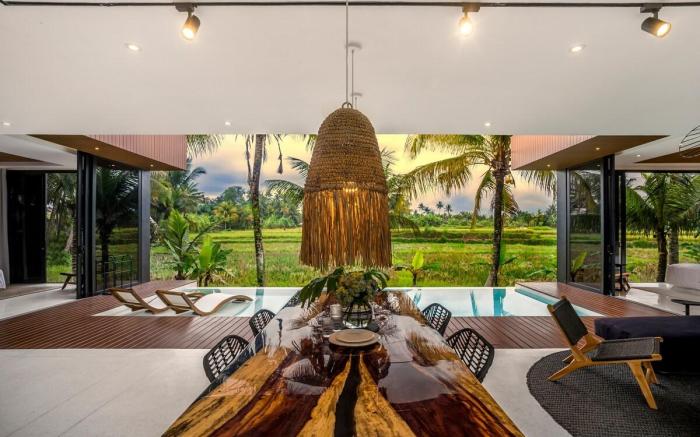 Green Flow Villa Ubud ✦3BR ✦Rice fields View