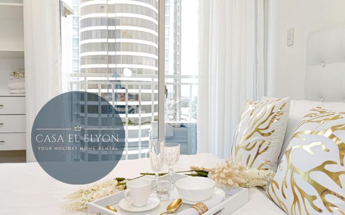 White Nordic Fully Furnished Studio with Balcony