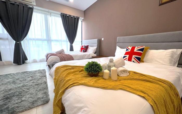For 4 Pax # Bell Suites 2 BED SUITE @ Sepang KLIA