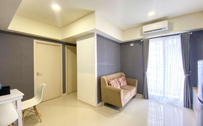 Tranquil Designed 2BR at Meikarta Apt By Travelio