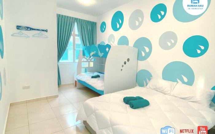 Tuas🌈 Legoland Villa +4 +1R Bbq Pool Netflix @ Biru Dome