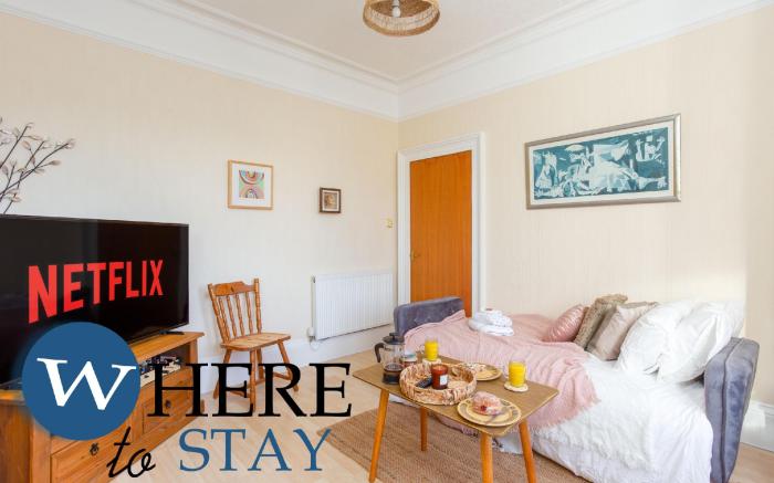 Bright 2bed apartment in Galashiels City Centre