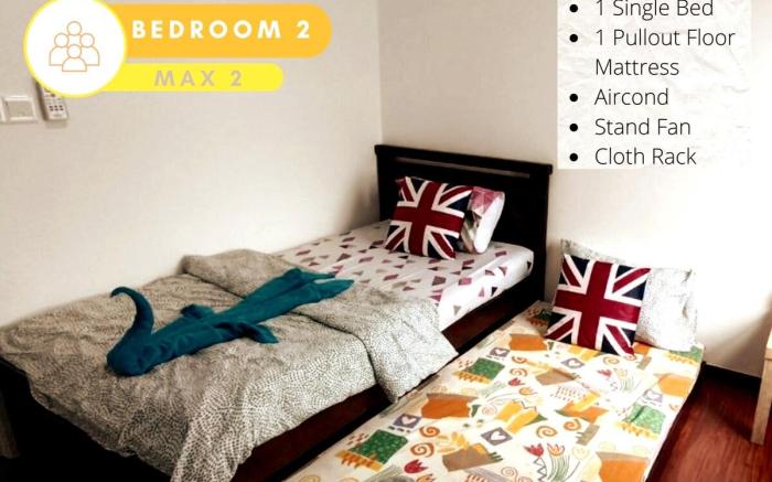 Comfy Home 2R2B, 15km to Uitm, 6 Pax, 2 Parking