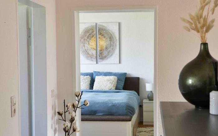 Work from Home 2BR, FREE parking,Netflix,Near BASF